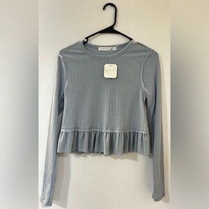 Altar’d State Long Sleeve Ruffled Top